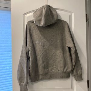 Brand new Essentials gray hoodie size XXS